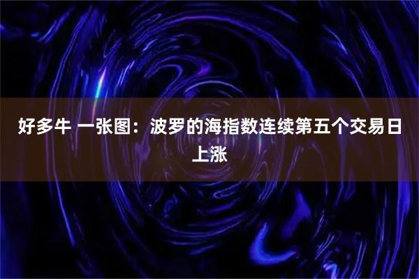 好多牛 一张图：波罗的海指数连续第五个交易日上涨